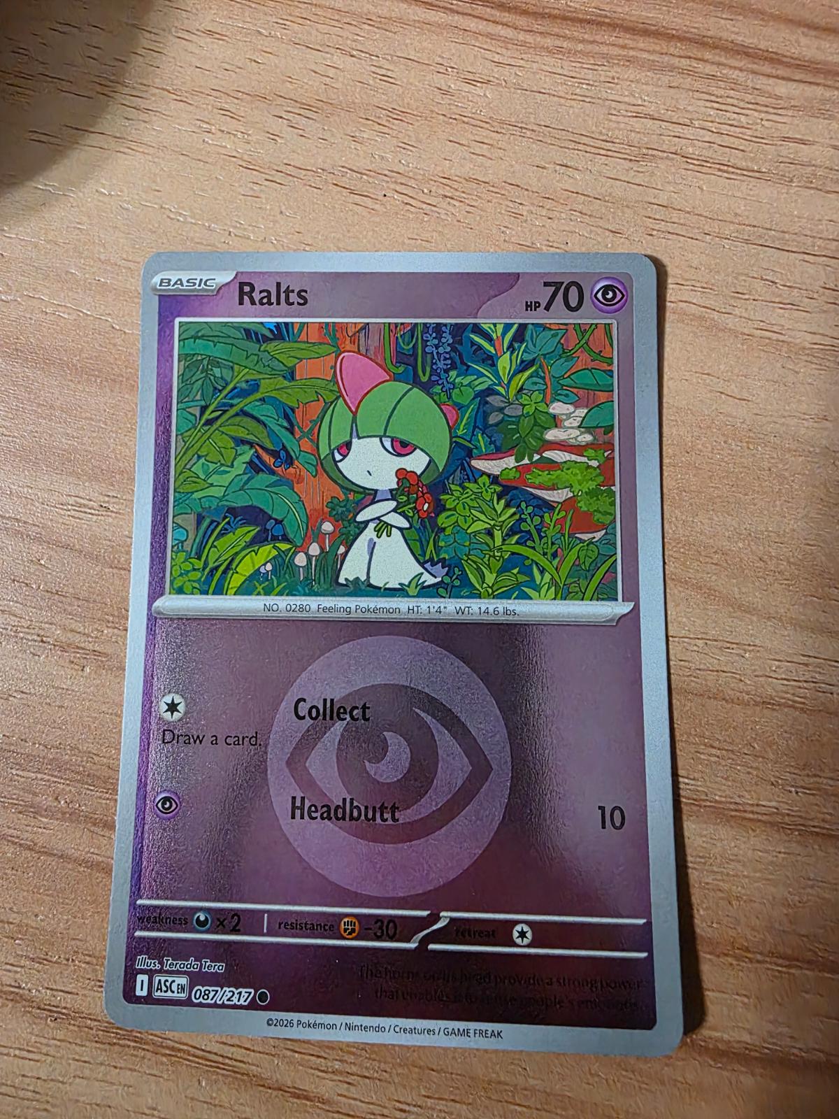Ascended Heroes Ralts [Energy] Pokémon card